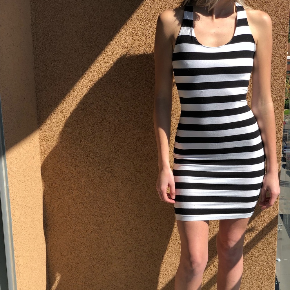 Out of Your League B&W Dress